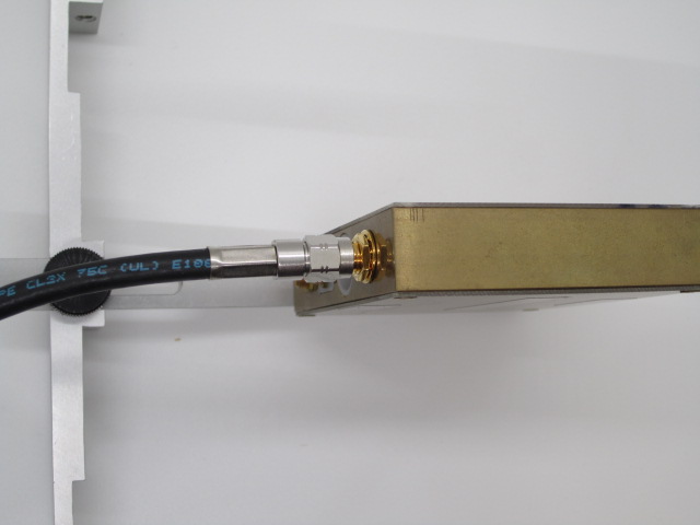 Attach the RF probe cable